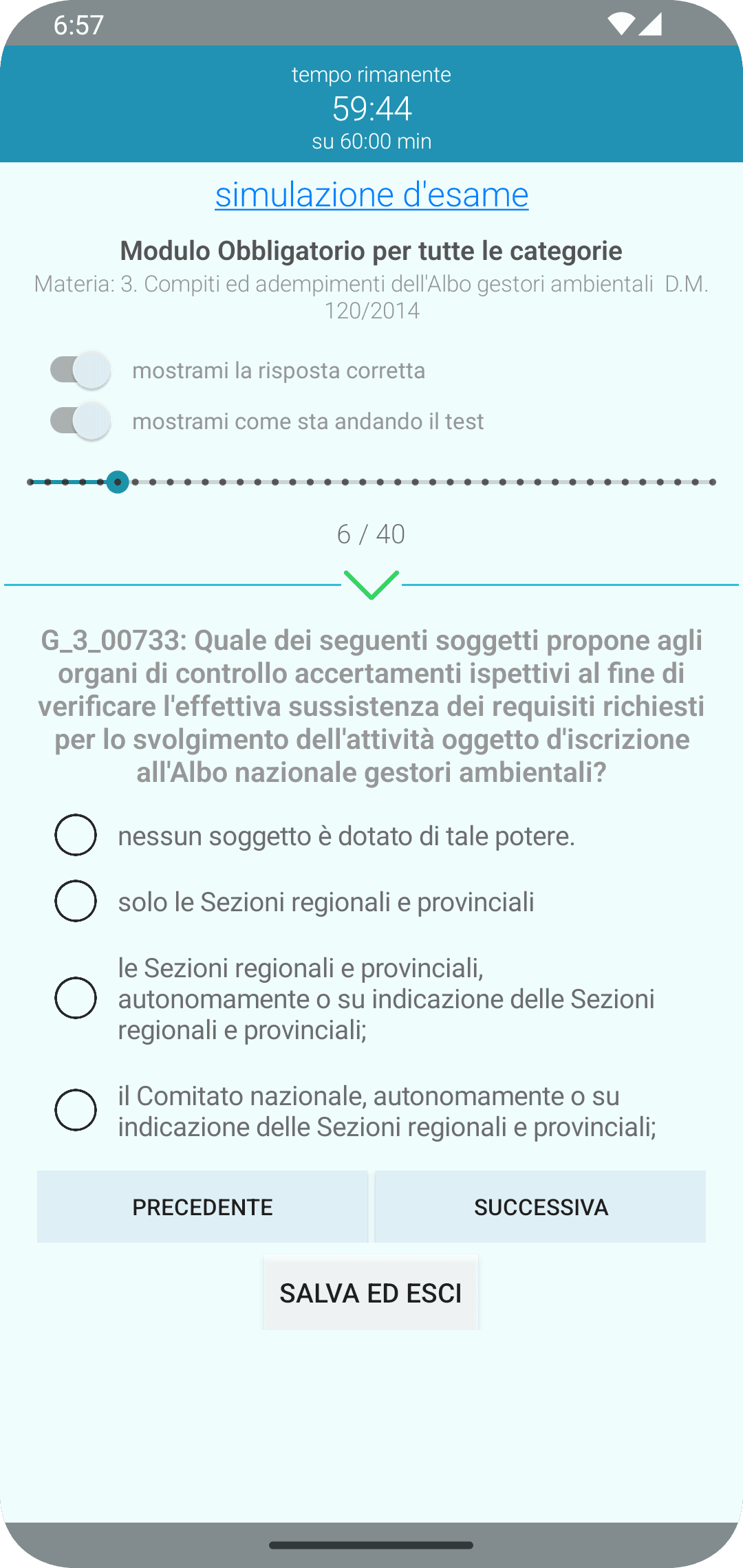 Anteprima della versione PRO dell'app